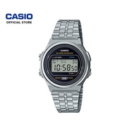 Casio Vintage A171WE-1A Silver Stainless Steel Band Men Watch / Women Watch