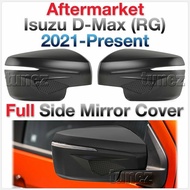 TUNERZ Matte Black Side Mirror Cover Guard Protector For Isuzu D-Max DMAX RG 2021 2022