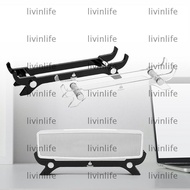 LIVINLIFE Wireless Speaker Stand, Protective Portable Audio Holder, Non-slip Acrylic Speaker Display