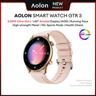 Aolon GTR 3 Smart Watch Women 45mm AMOLED Display DIY Watch Face 100+ Sports Modes Sleep Monitoring 