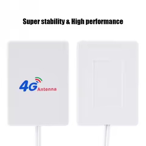 Focused-4G LTE Antenna 3G 4G Panel Antenna with SMA TS9 CRC9 Connector 2M Cable for E8372 E3372 B315