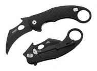 มีดคารัมบิท LionSteel/Emerson L.E.One Karambit CPM-MagnaCut Black Blade, Black Handles (LE1 ...