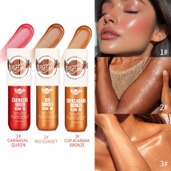 Shimmer Body Oil Highlighter Glow Enhancer Contouring Makeup Liquid 30ml