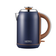 THERMOS 膳魔師 不銹鋼電熱水壺1700ml (兩色)-瑪瑙藍