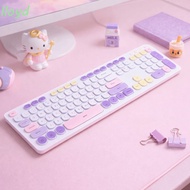 LLOYD Wireless Keyboard Combo, Battery Operated Thin Design USB Wireless Keyboard, 2.4GHz Connection