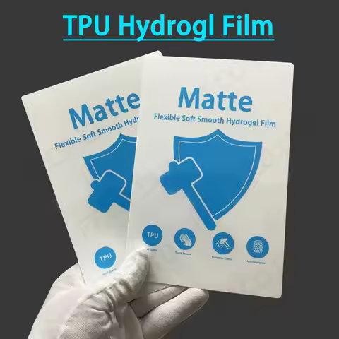 10/25/50/100pcs Matte Smart Phone Screen Protector Hydrogel Sheet for iPhone 15plus Film Cutting Mac