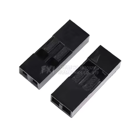 100PCS/Lot Single 2P 2.54mm 1x2P 1*2P Plastic Dupont Jumper Wire Cable Housing Female Pin