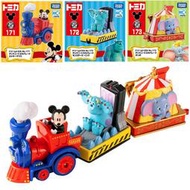 【3C小苑】正版 迪士尼遊園列車 DISNEY TOMICA TM16682 米奇 毛怪 小飛象 公仔 擺飾 玩具