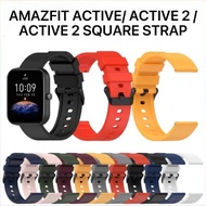 Amazfit Active2 Square / Amazfit Active 2 / Amazfit Active Soft Silicone Replacement Band