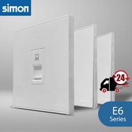 Simon E6 Series Switch  / Switches & Socket Outlet (WHITE)