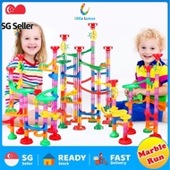 【FREE Wrapping】133Pcs Marble Run Construction Race, Maze Track Building Blocks. DIY Toys for kids.