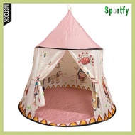 [lzdxwcke1] Play Tent for Kids Toy, Foldable Teepee Play House Child Castle Play Tent for Parks Barbecues Kids Picnics,