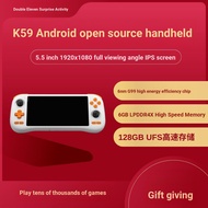 & Handheld Game Console K59 Android Handheld Game Console K56 Upgrade Retro Open Source PSP Large Sc