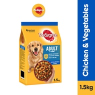 Pedigree Dog Dry Food Adult Chicken And Vegetable Flavour 1.5Kg Dog Food