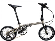 FNHON (Unassembled) GUST 349 16 Inch RIM V Brake 9s Folding Bike - Grey/Black