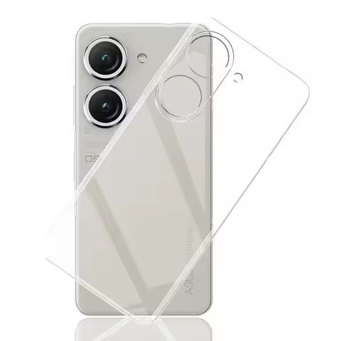 For ASUS ZenFone 10 Case Shockproof Clear Silicone Soft Back Cover ForZenfone9 9 Mobile Phone Cases 