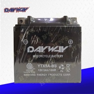 DAYWAY YTX5A-BS Maintenance Free Motorcycle Battery ( Suzuki Raider 150, Click 150, etc )