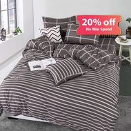 AT&IN Love & Shine MicroXT Comforter Set | 580TC | 25cm Pocket Height (Super Single / Queen / King)