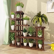 Kayu Tumbuh-tumbuhan Rak Bunga, Pagar Taman Rak Hijau Daging Isi Rumah Rak Balkoni Ruang Tamu Pine