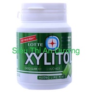 Combo of 3 jars of Xylitol Lotte gum (sugar-free gum) 58g jar with 4 flavors