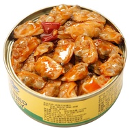 【DFIRE MALL】 a total of 2 boxes of spicy small seafood canned instant clam meat spicy snack 100g*2 c