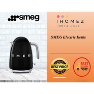 SMEG Electric Kettle 50's Retro Style Aesthetic Stainless Steel 7 Cups Jug 1.7L Designer Italy Brand - Various colour