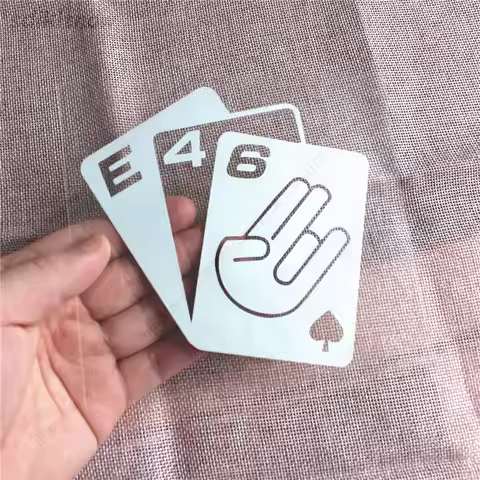 Poker Card Car Sticker Window Performanc Decal Styling For BMW E28 E30 E34 E36 E37 E38 E39 E39 E46 E