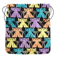 近全新 Miu Miu 貓咪尼龍顏色抽繩收納包 1287 [二手] MIUMIU