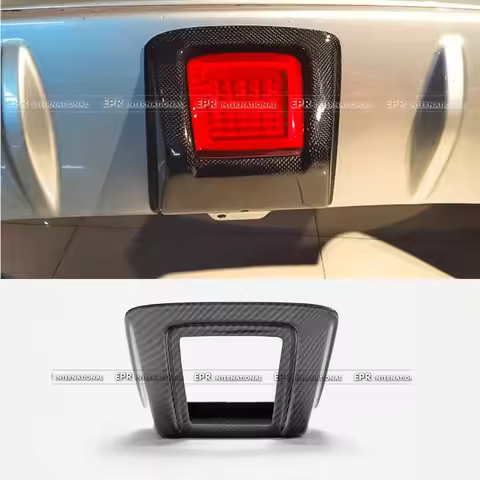 Carbon Fiber accessories For 370z Z34 Rear fog light pod for Nismo MK1 13-15 rear bumper