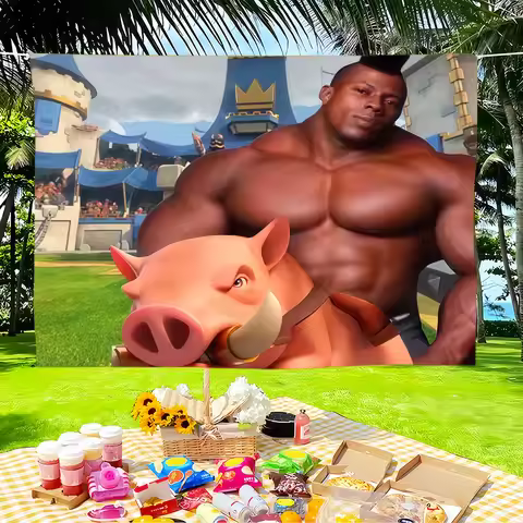 Meme Pig Funny Hog Rider flag For Garden Party Living Room Home Balcony Wall Decor Banner Bedroom Ou