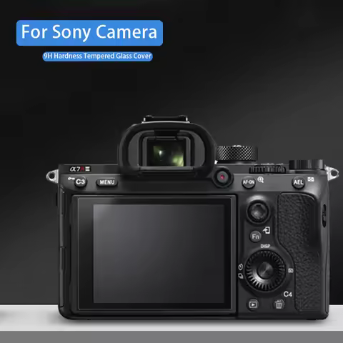 2PCS Tempered Glass Protector Camera LCD Screen Cover Anti-scrach Camera Screen Protection For Sony 