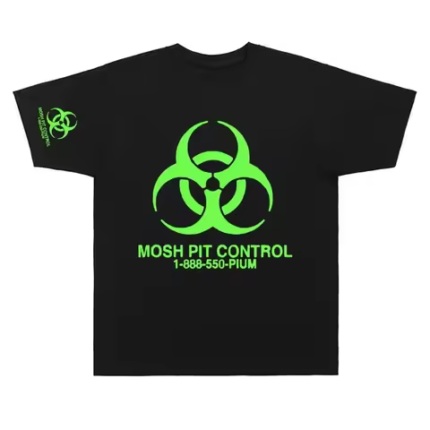 Homixide Gang Mosh Pit Control T-shirt Playboi Carti Opium Merch Tshirt HXG T-shirts Men Women Hip H