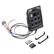 4 Band Equalizer 201 with Microphone Dual Mode Preamplifier Equalizer EQ Tuner Guitar Pickup Top Qua