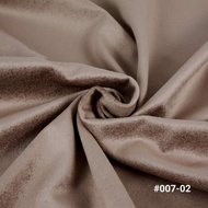 TODA ผ้าฮอลแลนด์ลายไหม ผ้ากำมะหยี่ขนสั้นกันน้ำ หุ้มเฟอร์นิเจอร์ สัมผัสนุ่ม หน้ากว้าง 142 cm. รุ่น 00