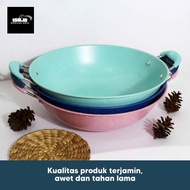 Color marble frying Pan 34 cm Wok fry Pan non-stick Teflon frying Pan Enamel frying Pan