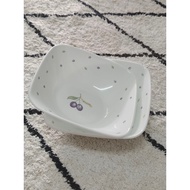 CLEARANCE SALE  corelle plum serving bowl square 1.4L