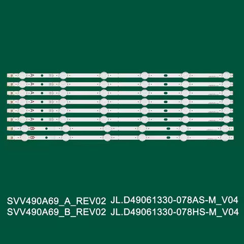 LED Backlight Strip For JVC LT-49C890 LC490DUY SH A1 VES490QNYS-2D-N01 SVV490A69_A SVV490A69_B_REV02