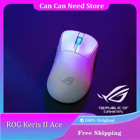 New Rog Keris II Ace Wireless Mouse 8k Return Keris II Ace Tri Mode 42k Sensor Low Latency Lightweig