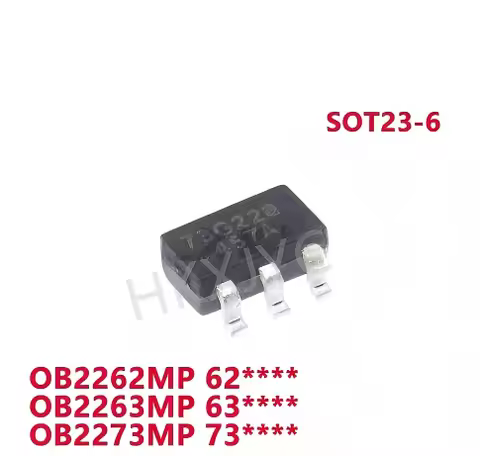 10/PCS New OB2262MP OB2262 OB2263MP OB2263 OB2273MP OB2273 SOT23-6 Power chip In Stock