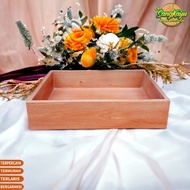 Gift Box 34x23x8cm gift box parcel box tray wood tray - 30 x 20 x 8 cm