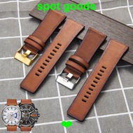 24mm26mm Vintage Cowhide Strap Suitable for Dissay DZ4476/4482 DZ7408 DZ7406 DZ4318 Flat Direct Inte