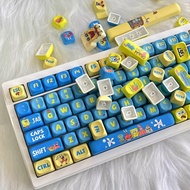 【Keycap Only】SpongeBob Themed Keycaps 129 Keys MOA Profile PBT Dye-sub For Cherry MX Switch Mechanic
