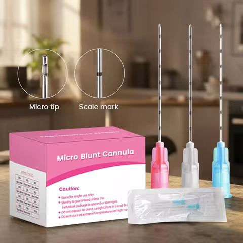 High Quality Korea Fine Micro Blunt Needle Canula 14G 90MM Blunt Tip Cannula Needle For Filler Hyalu