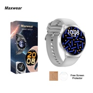 Fashion DT5 New Smartwatch Round Touch Screen Heart Rate Monitor Fitness Sports Smart Watch Men Wome