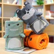 Nap Blanket Children Blanket Coral Fleece Blanket Four Seasons Universal Air Conditioning Cartoon Ba