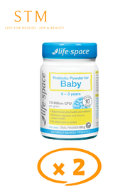 (x2) life-space - 益倍適嬰兒益生菌粉 0-3歲 60g (平行進口貨)-3333