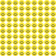 100 Pcs Smile Face Stress Balls Bulk 2 Inch Funny Face Stress Relief Balls Mini Foam Smile Face Toys