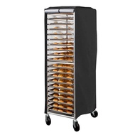 Bread Rack Cover Bakery Shelf Cover with Zipper Waterproof Dustproof Sheet Pan Rack Cover for Home S