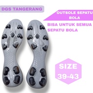 Adult Football Shoe Outsole Bowl Model Adult Shoe Sole Size 39-43 Pull Light Clear