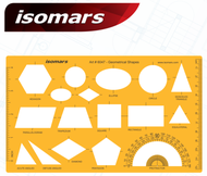 แผ่นเพลทดรออิ้ง ISOMARS เพลทจิวเวอรี่ เพลทวงรี เพลทวงกลม เพลทสี่เหลี่ยม 1810M 1849 1876 1894 1896M 1